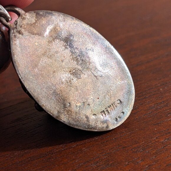 Vintage Carol Felley Silver Rabbit Pendant with Amethyst Stone Marked Mexico 925 - Picture 7 of 8